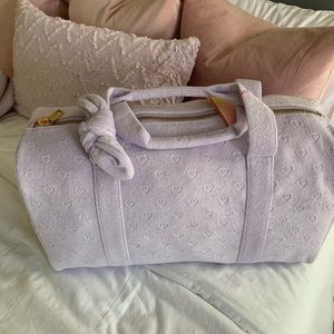 Stoney Clover Lane terry cloth duffle bag